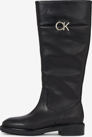 Bottes Calvin Klein en noir : devant