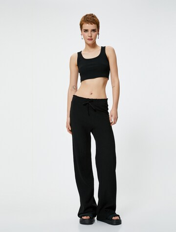 Koton Wide leg Broek in Zwart