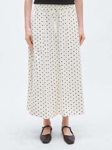 Jupe 'Akane' Lollys Laundry en blanc : devant