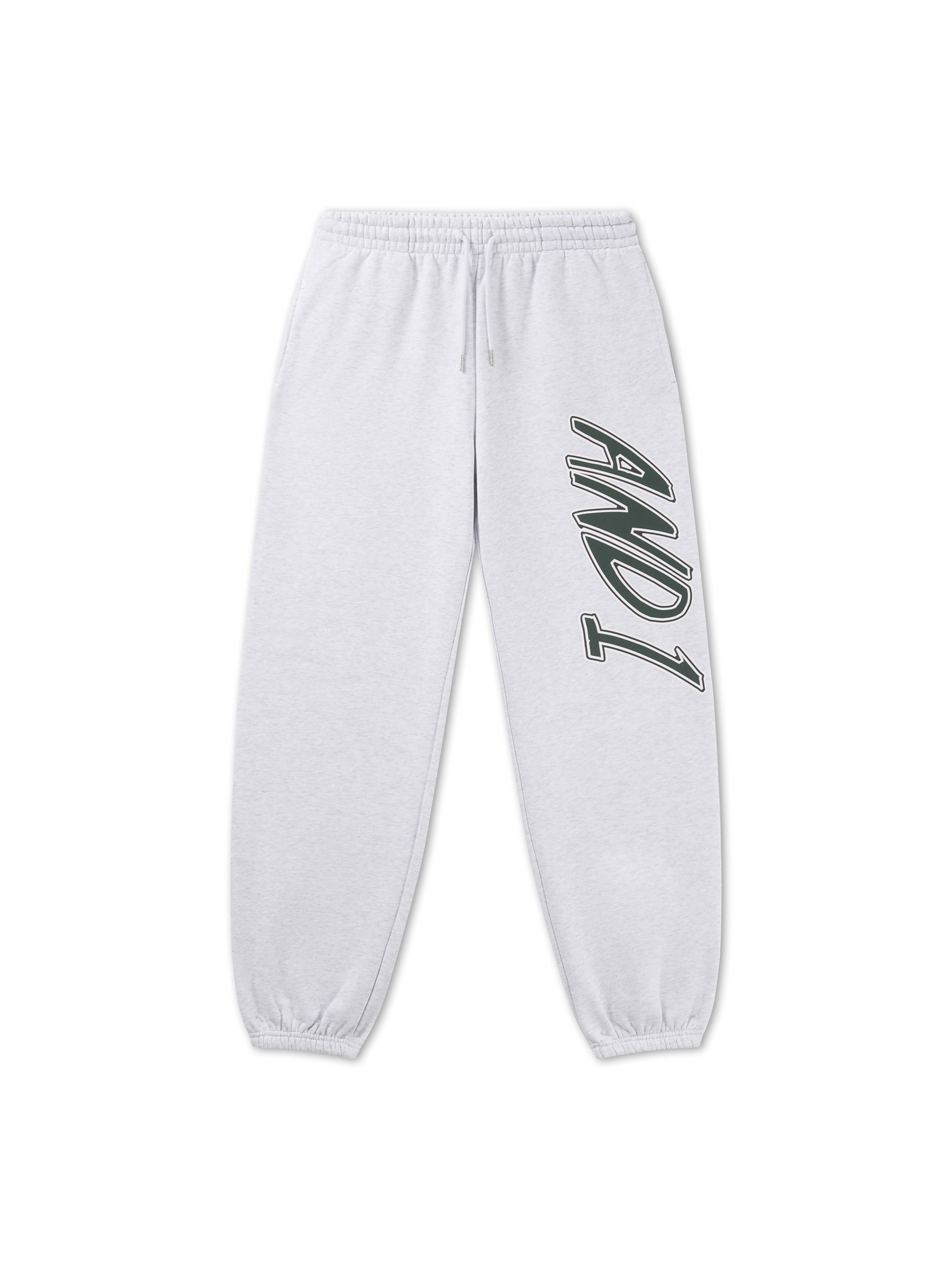 Effilé Pantalon AND1 en gris : devant