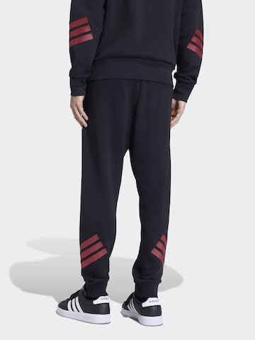 Effilé Pantalon de sport ADIDAS SPORTSWEAR en noir