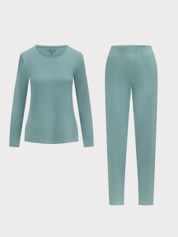 Bamboo basics Pajama 'Nina' in Green: front