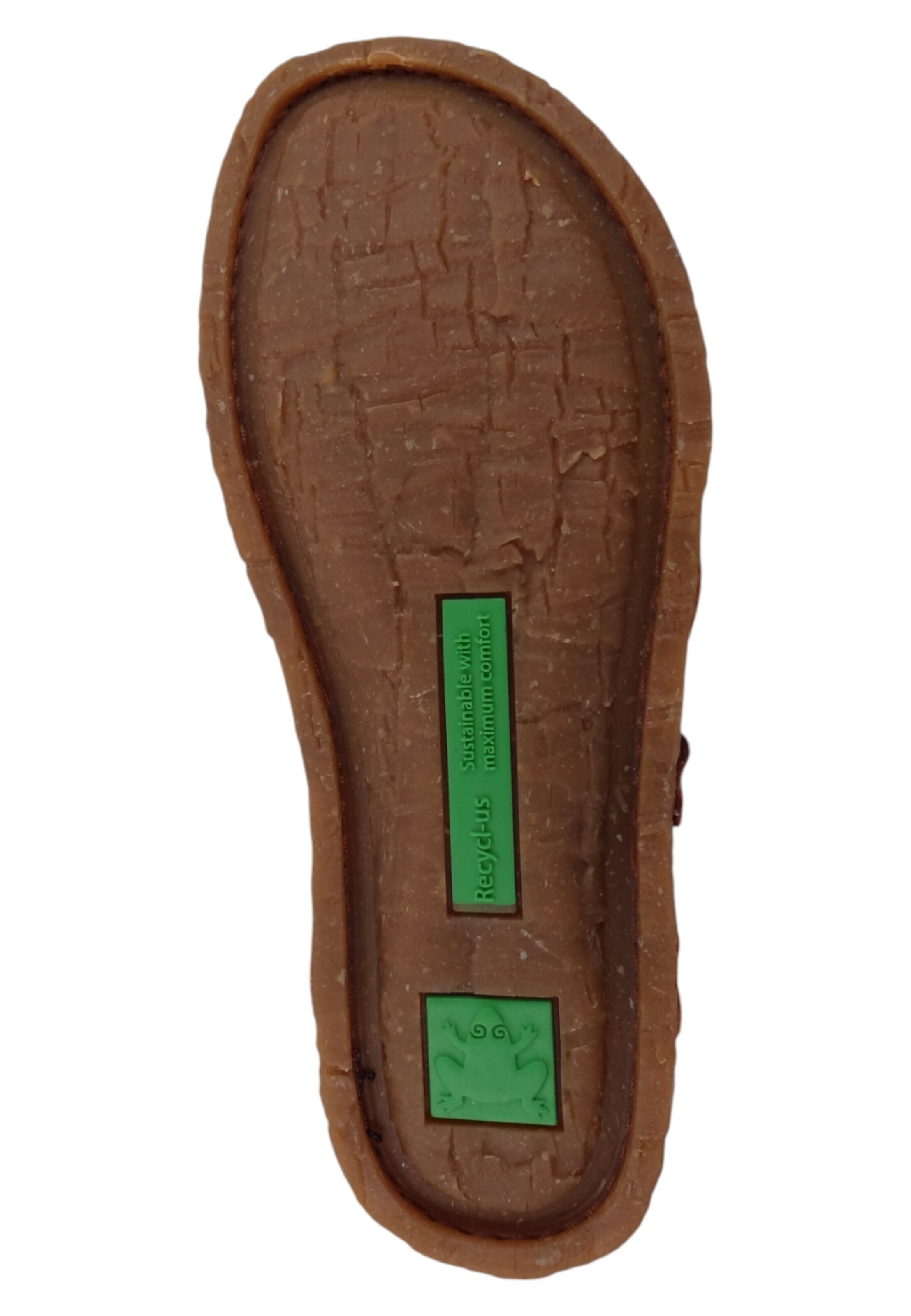 EL NATURALISTA Ballerina met riempjes 'Panglao' in Bruin