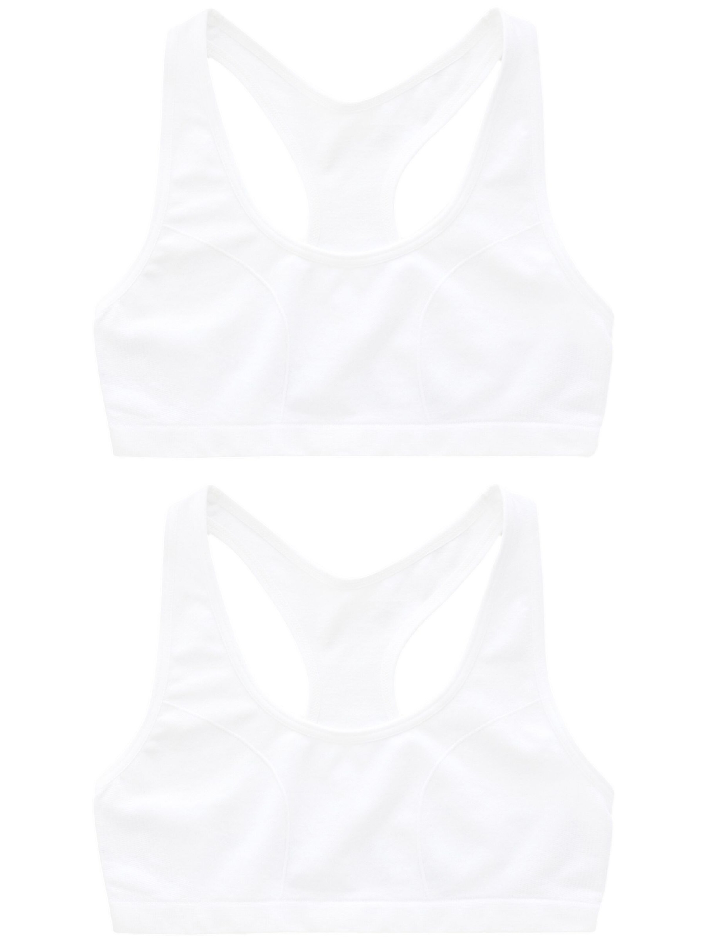 Bustino Reggiseno di Next in bianco: frontale