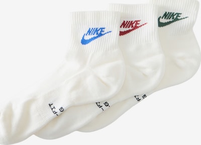 Nike Sportswear Sukat koossa 34-38 värissä sininen / tummanvihreä / tummanpunainen / valkoinen, Tuotenäkymä