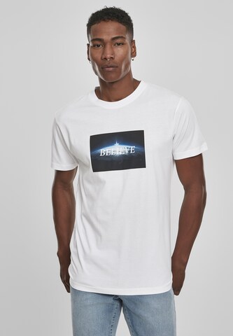 Mister Tee Shirt in White: front