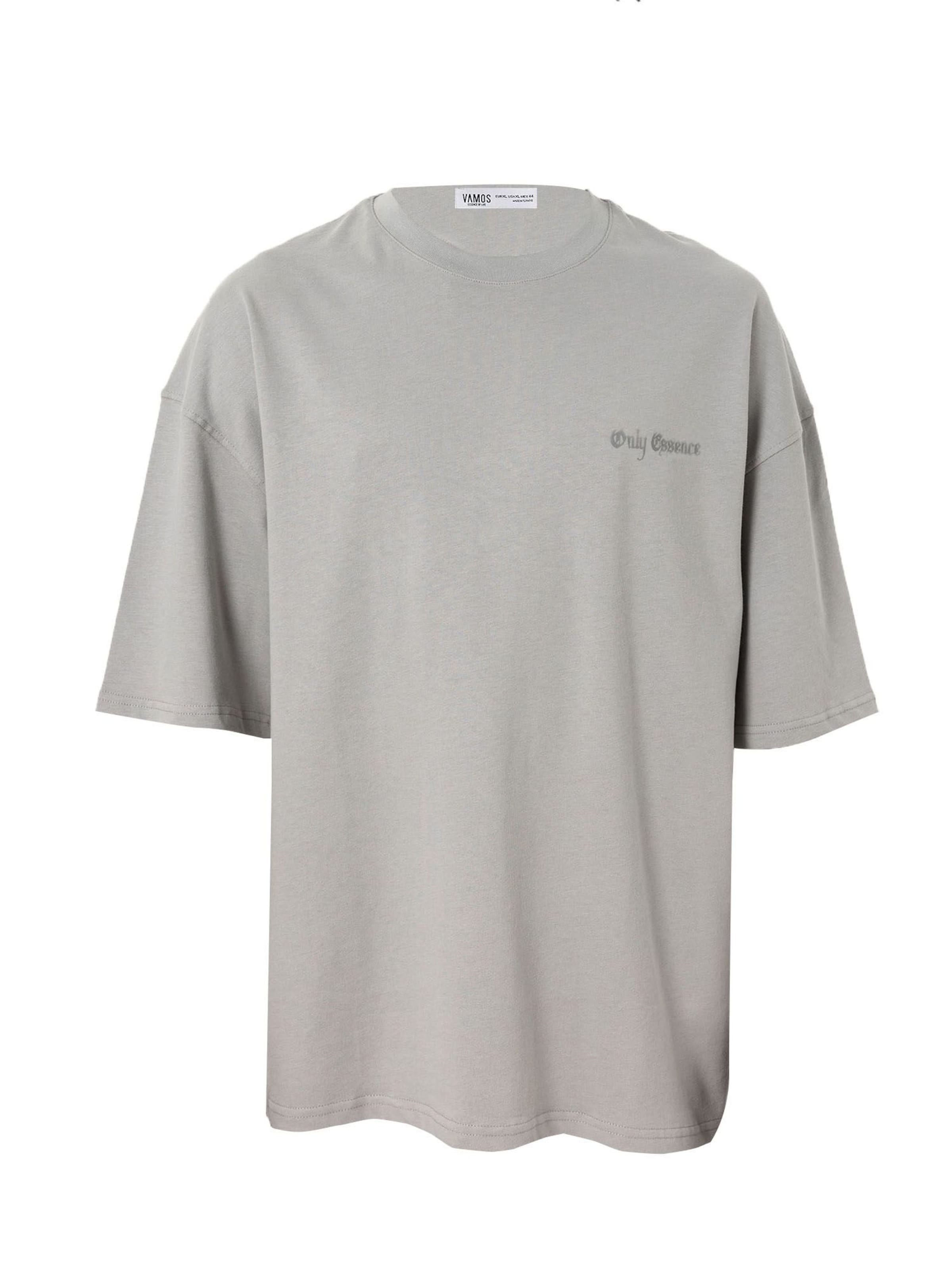 VAMOS CLO Tričko - Sivá: predná strana