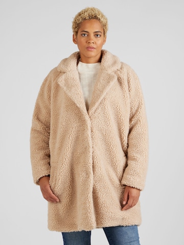 Cappotto di mezza stagione 'New Aurelia' di ONLY Carmakoma in beige: frontale