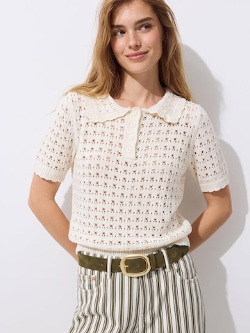 andy & lucy Sweater 'COLETTE' in Beige: front
