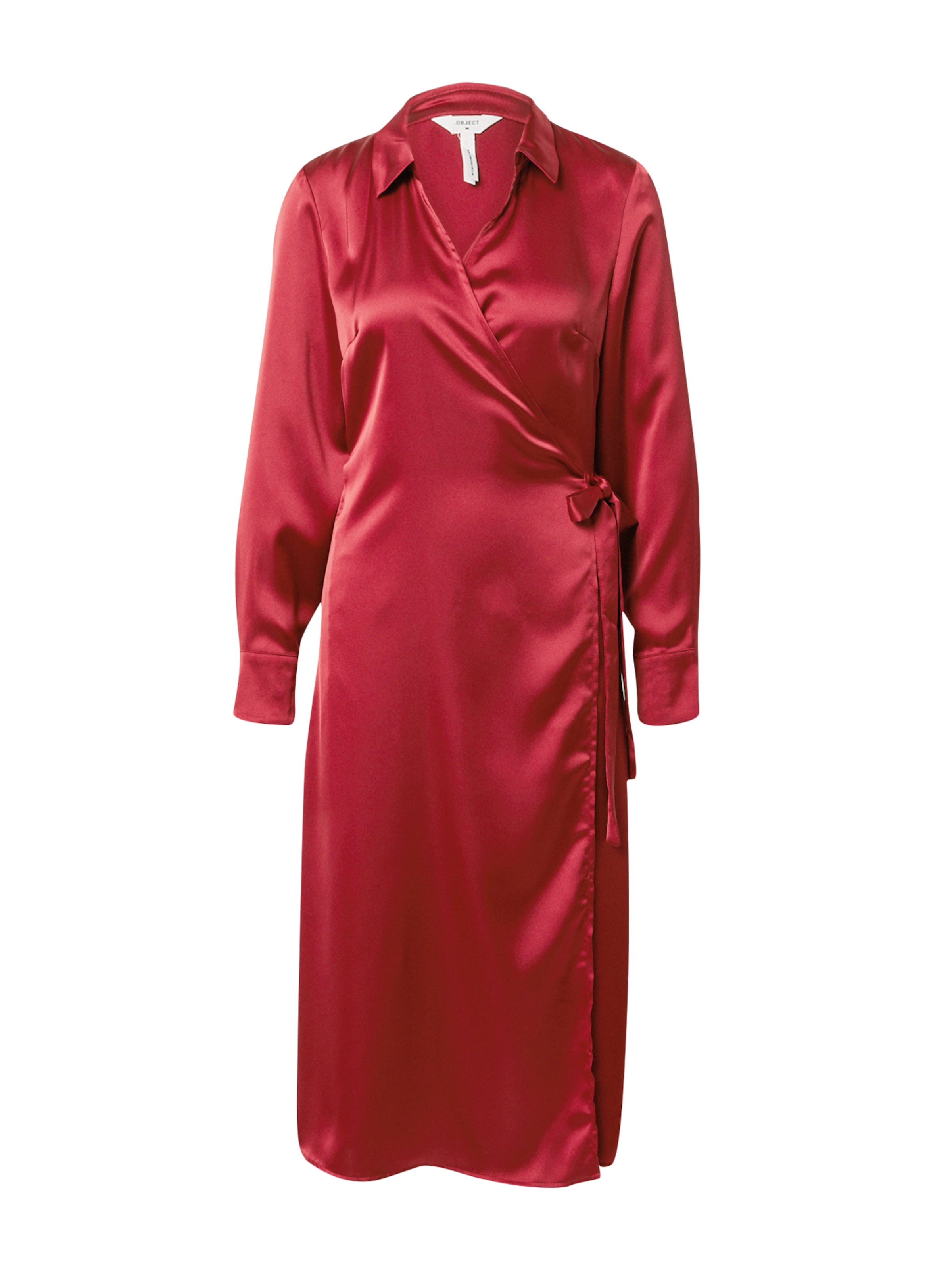 Abito camicia 'TANIA' di OBJECT in rosso: frontale