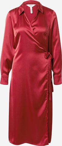 OBJECT Košilové šaty 'TANIA' – červená: přední strana