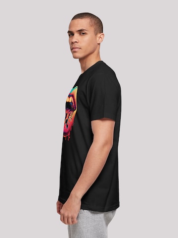 F4NT4STIC Shirt 'Drooling Lips' in Black
