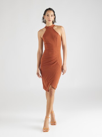 WAL G. Dress 'MILLY' in Orange: front