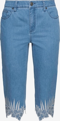 SHEEGO Jeans in Blue: front