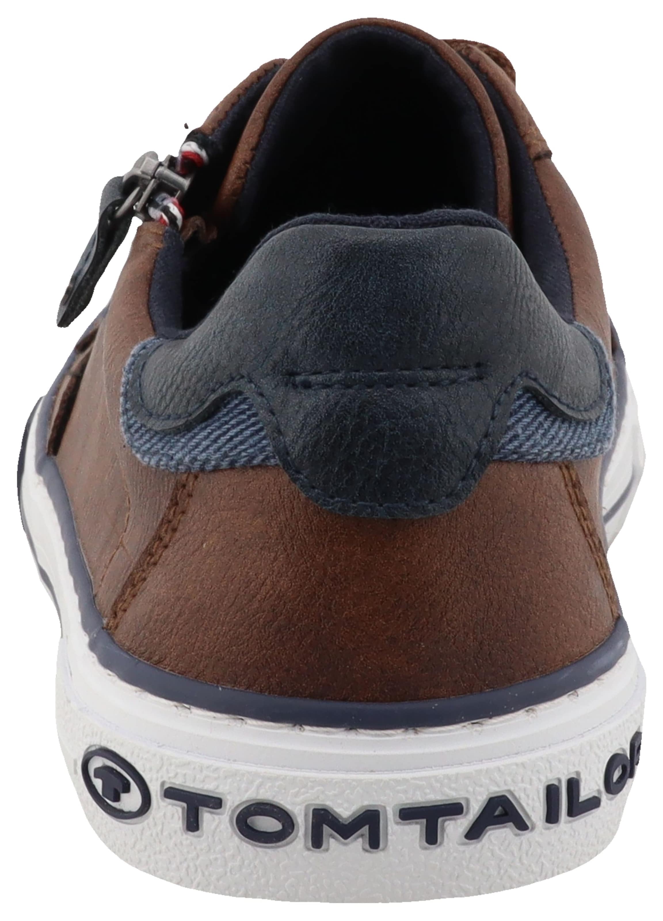 TOM TAILOR Sneakers in Brown