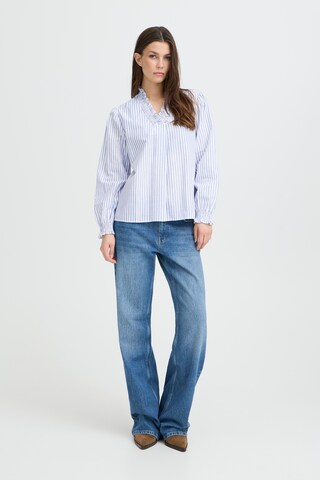 Chemisier 'PZAUDREY' Pulz en bleu