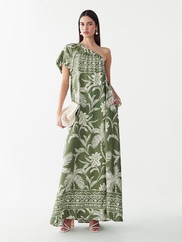 St MRLO - Vestido 'YOLIE ' en verde: frente