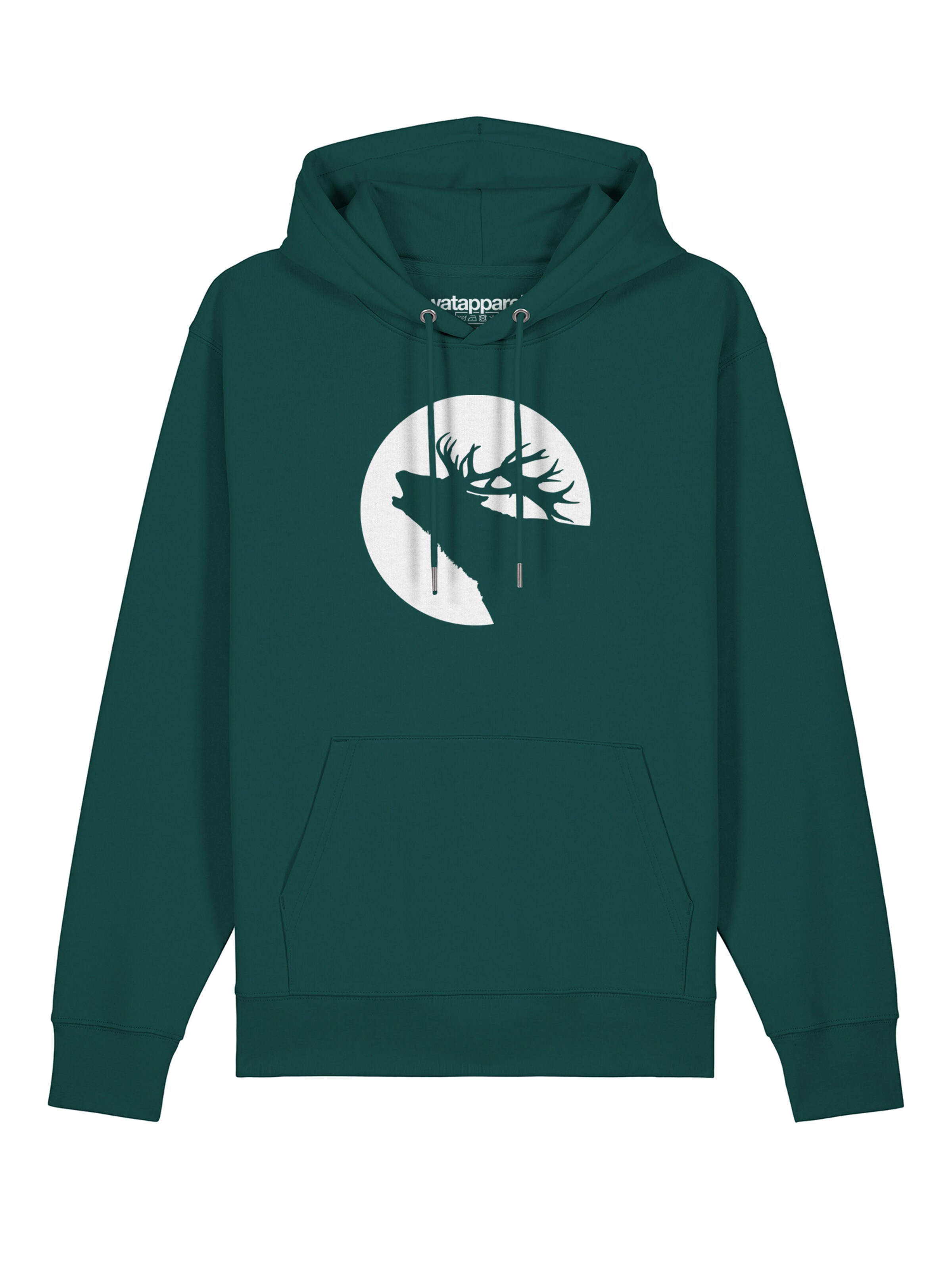 Sweat-shirt Watapparel en vert : devant