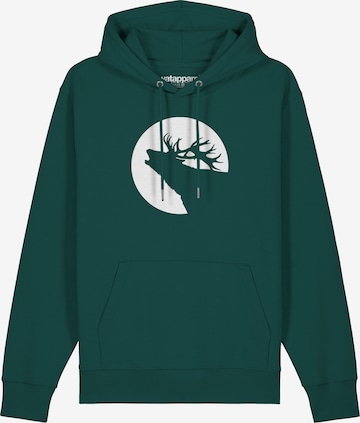 Watapparel Sweatshirt in Groen: voorkant
