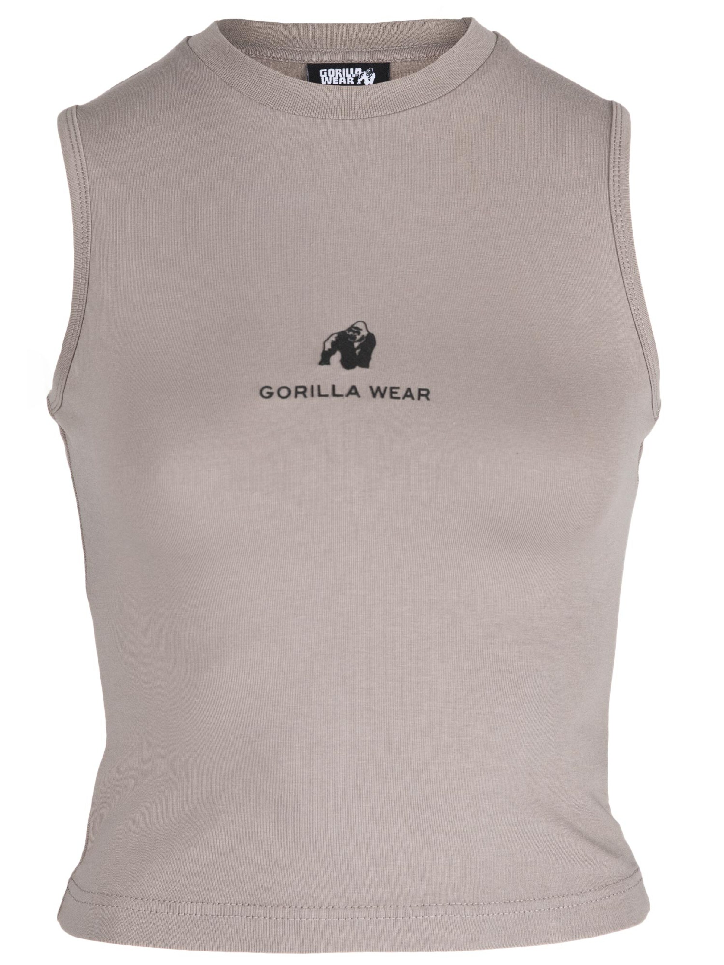 Top 'Livonia' di Gorilla Wear in beige: frontale