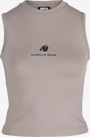 Top 'Livonia' di Gorilla Wear in beige: frontale