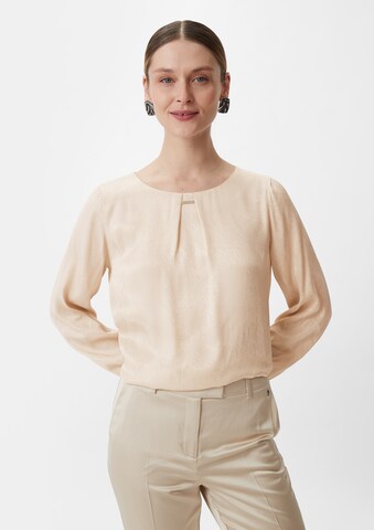 COMMA Blouse in Beige: voorkant