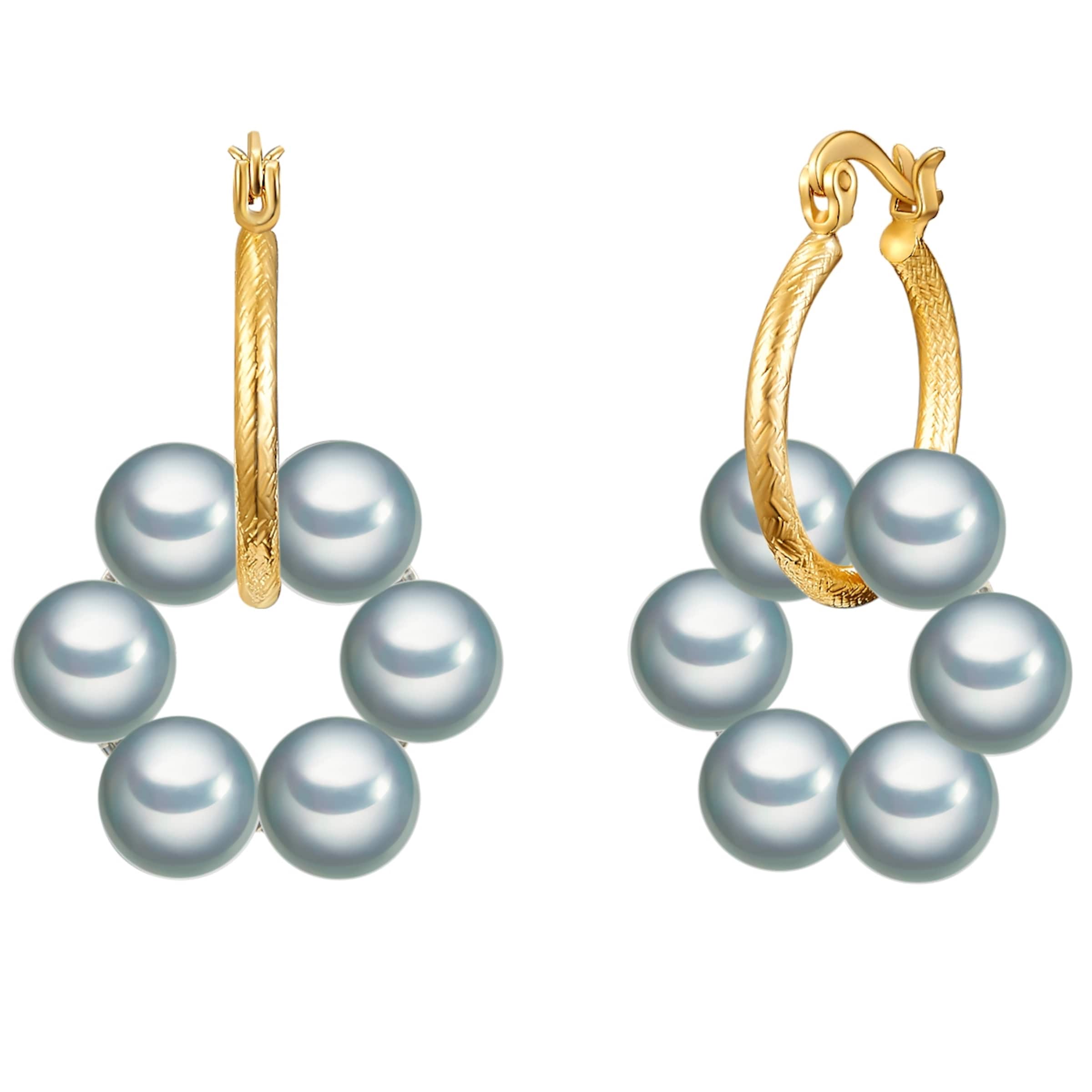 Orecchini di Yokoamii in oro: frontale