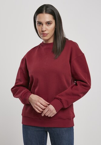 Sweat-shirt Urban Classics en rouge : devant