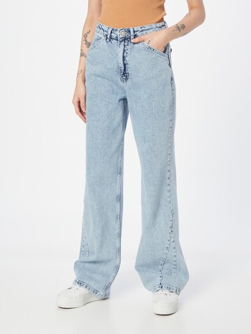 Trendyol Wide leg Jeans in Blauw: voorkant