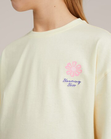 T-Shirt WE Fashion en jaune