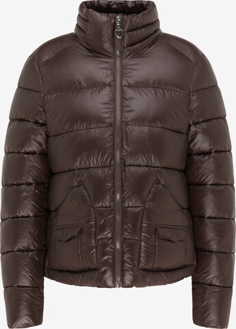 MYMO Winter Jacket in Brown: front