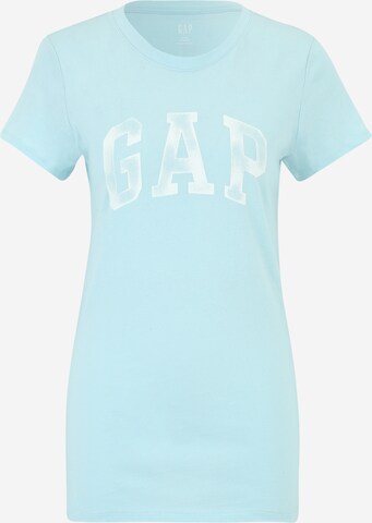 Gap Petite Shirt in Blue: front