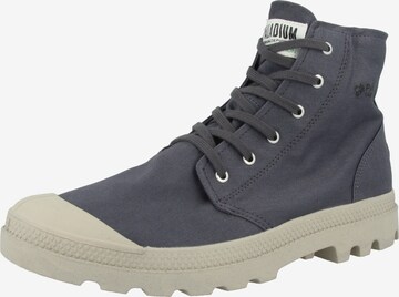 Palladium Lace-Up Ankle Boots 'Pampa' in Grey