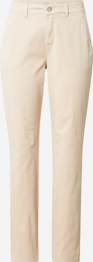 comma casual identity Pantalon chino en crème, Vue avec produit