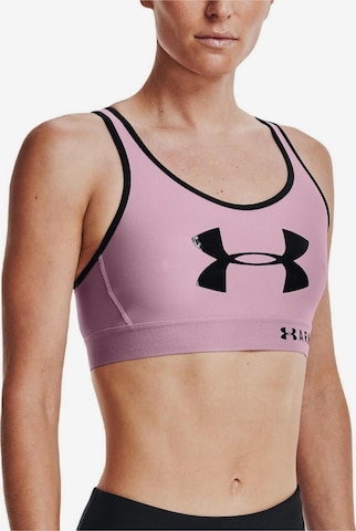 UNDER ARMOUR - Top deportivo 'Under Armour Keyhole' en lila: frente