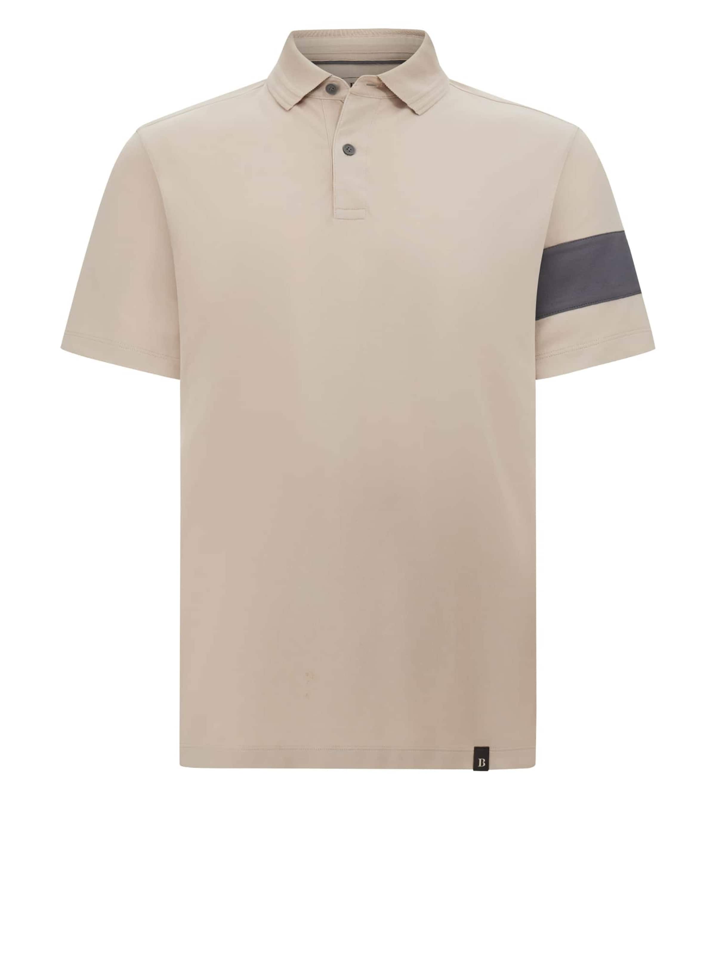 Boggi Milano Shirt 'B Tech' in Bruin: voorkant