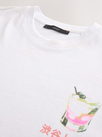 Next T-Shirt in Weiß