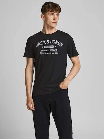 JACK & JONES Shirt in Black: front