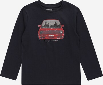 Mayoral T-Shirt 'Lentikular Auto' in Blau: predná strana