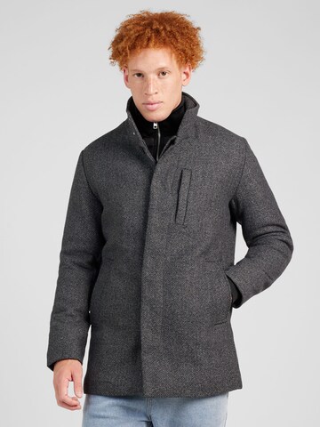 JACK & JONES Between-Seasons Coat 'Dunham' in Grey: front