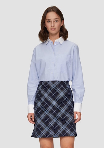s.Oliver Blouse in Blauw: voorkant