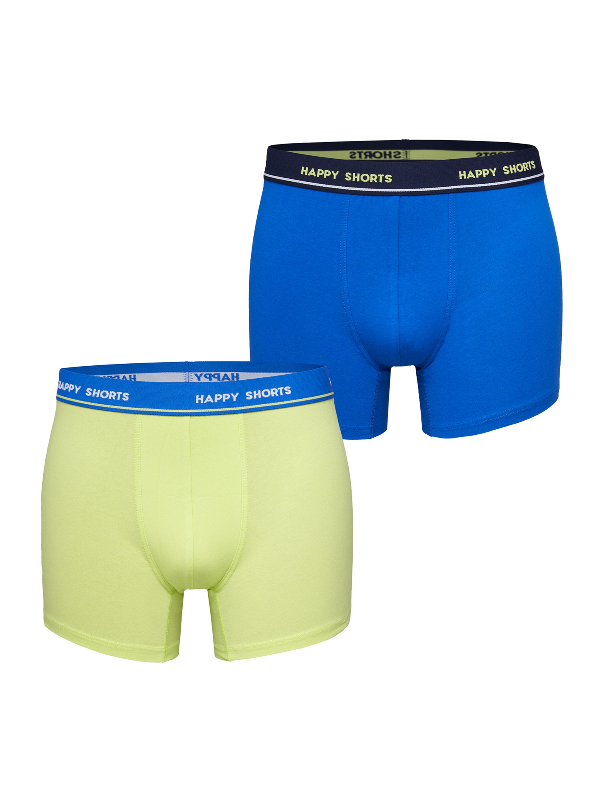 Happy Shorts Retro Pants ' Solids ' in Blau: Vorderseite