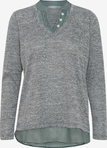 Fransa Strickpullover 'REXAN' in Grau: predná strana