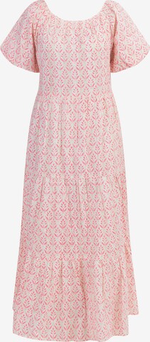 Robe IZIA en rose : devant