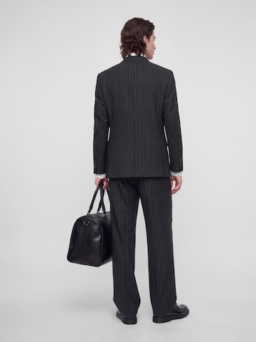 JACK & JONES - Slimfit Pantalón de pinzas 'MARTIN' en negro