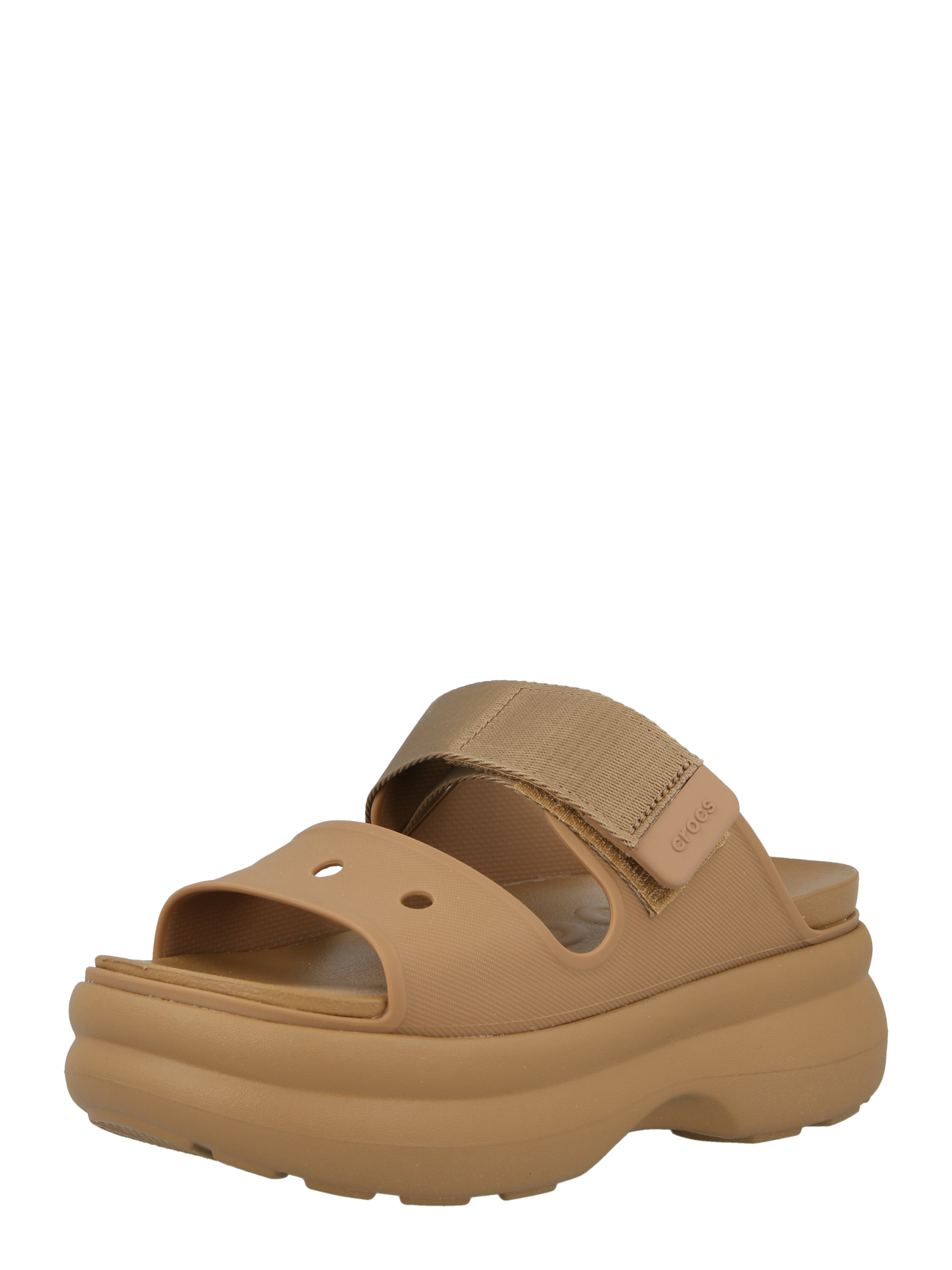 Lucky Brand Joseleen Sandali Donna Con Tacco – Pelle, Tacco A Pila Naturale, Chiusura Con Doppia Zip, Colore Toscana, 41 EU