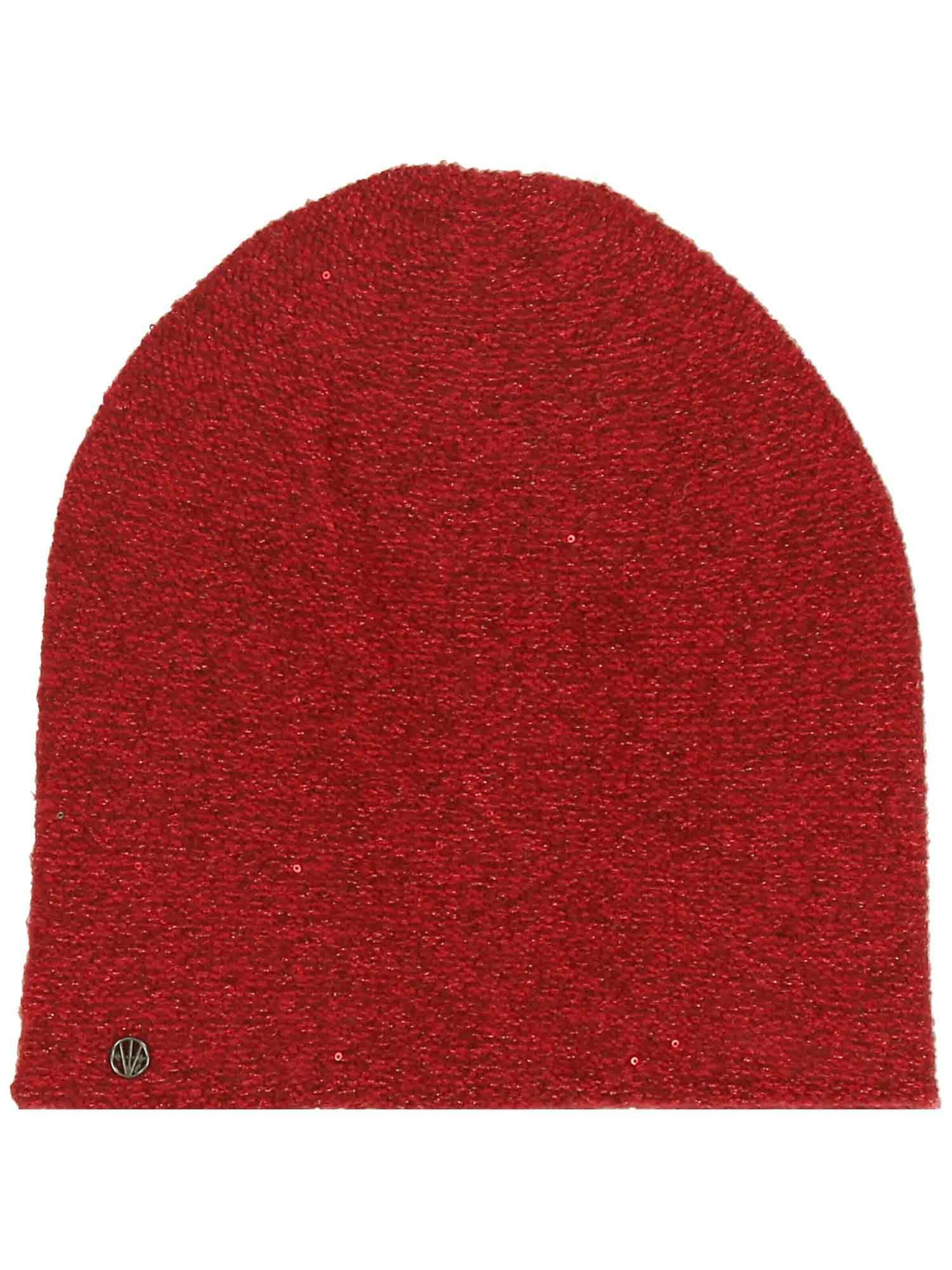 LOEVENICH Mütze in Rot: Vorderseite