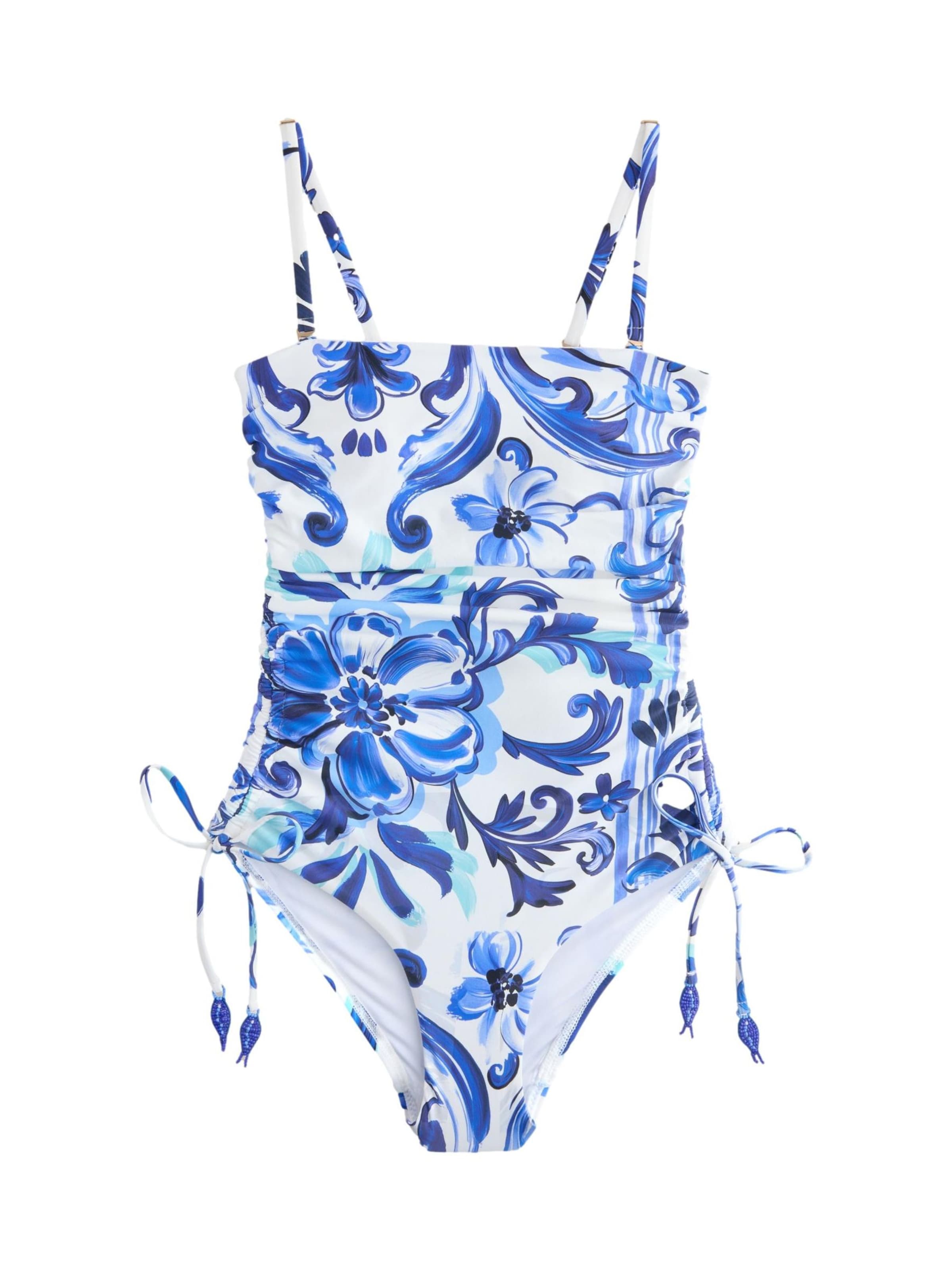 Next Bandeau Plavky – bílá: přední strana