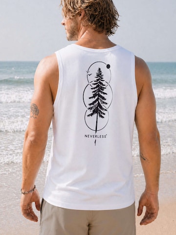 Neverless Shirt 'Outdoor Baum' in White