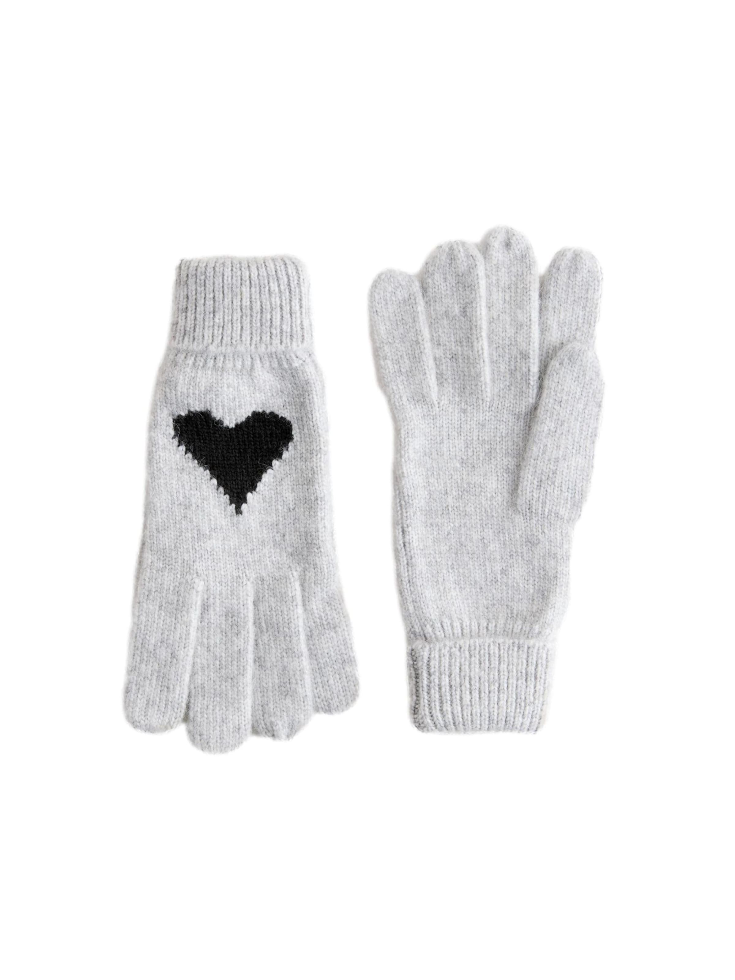 Next Rękawiczki pięciopalczaste w kolorze szary: przód